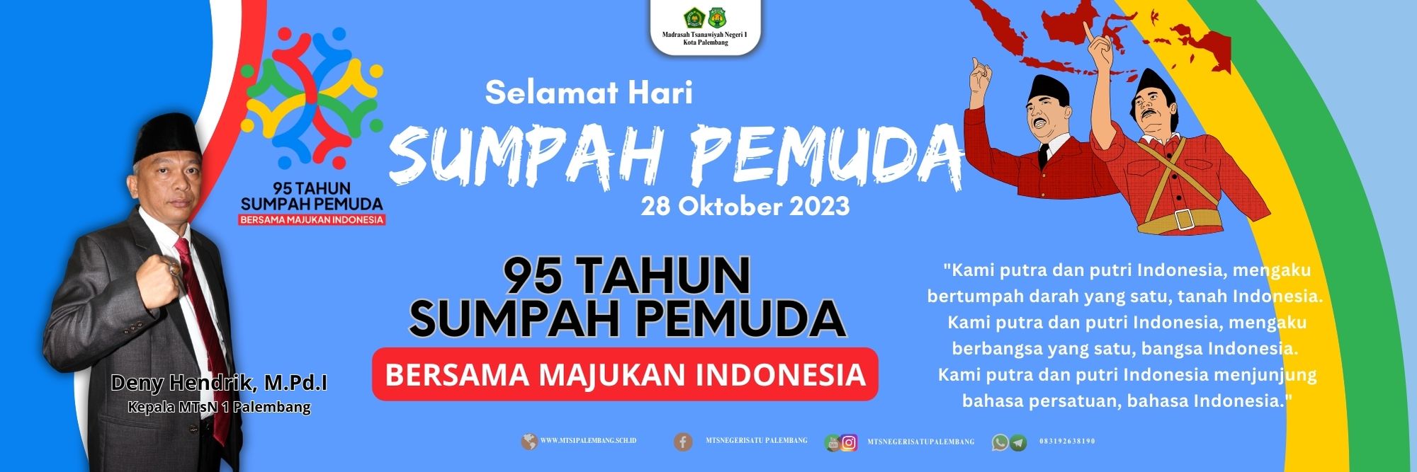 Selamat Hari Sumpah Pemuda Ke-95 Tahun